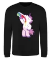 Свитшот Drunk unicorn Черный фото