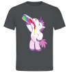Чоловіча футболка Drunk unicorn Графіт фото