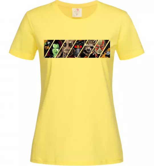 Жіноча футболка Комікс вартові галактики Лимонний фото