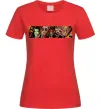 Жіноча футболка Комікс вартові галактики Червоний фото