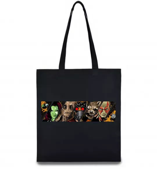 Еко-сумка Комікс вартові галактики Чорний фото