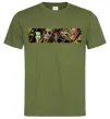 Мужская футболка Комікс вартові галактики Оливковый фото