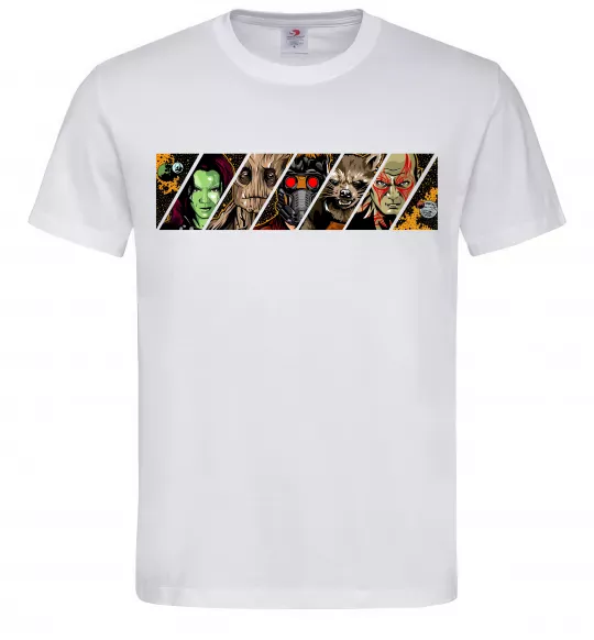 Мужская футболка Комікс вартові галактики Белый фото