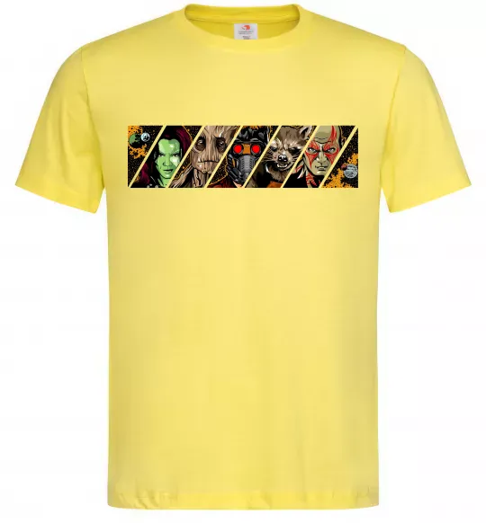 Мужская футболка Комікс вартові галактики Лимонный фото