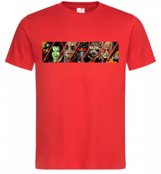 Мужская футболка Комікс вартові галактики Красный фото