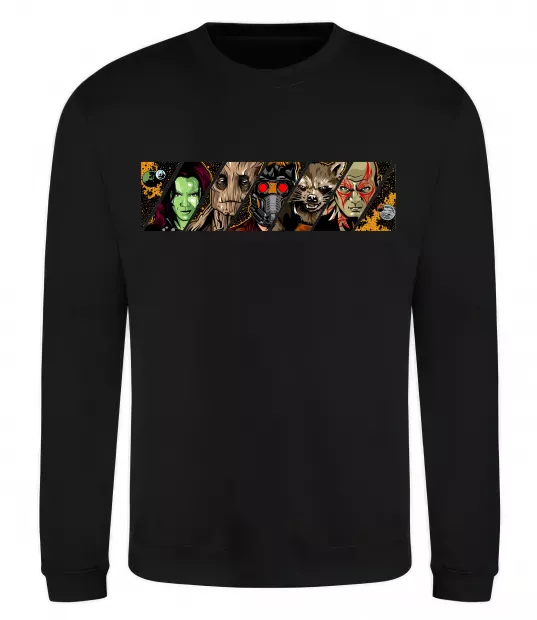 Свитшот Комікс вартові галактики Черный фото