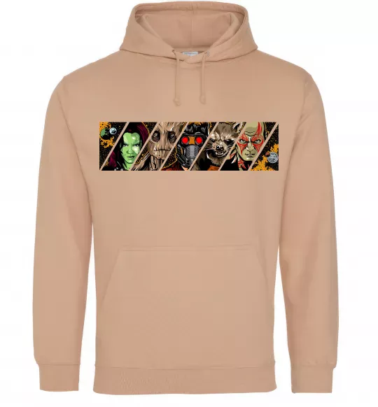 Жіноча толстовка (худі) Комікс вартові галактики Пісочний фото