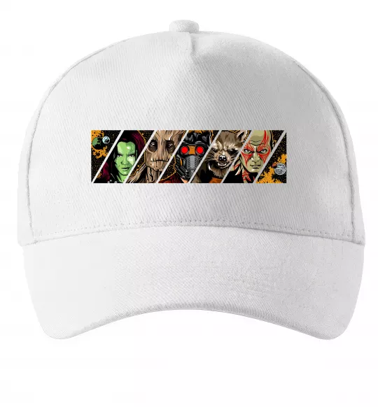 Кепка Комікс вартові галактики Білий фото