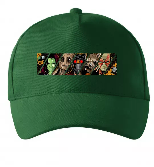 Кепка Комікс вартові галактики Темно-зелений фото