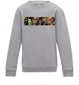 Дитячий світшот Save the galaxy Грут Сірий меланж фото