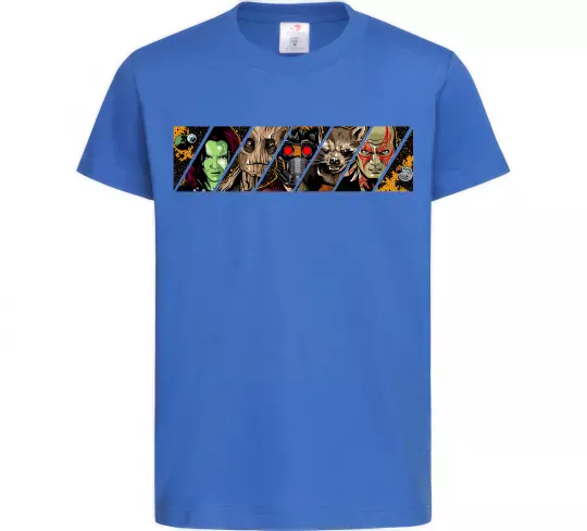 Детская футболка Комікс вартові галактики Ярко-синий фото