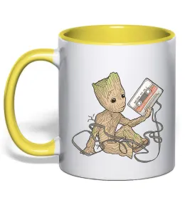 Чашка с цветной ручкой