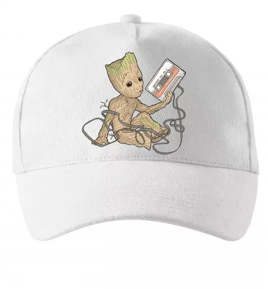 Кепка Грут з касетою Белый фото