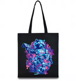 Эко-сумка Вартові галактики постер Черный фото