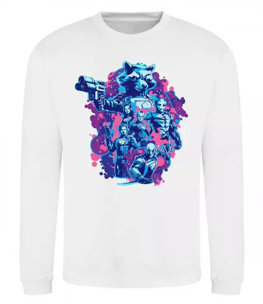 Свитшот Вартові галактики постер Белый фото