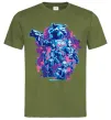 Чоловіча футболка Вартові галактики постер Оливковий фото