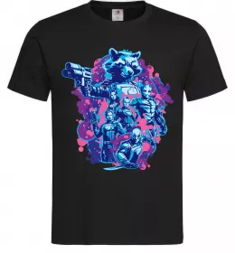 Мужская футболка Вартові галактики постер Черный фото