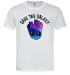 Чоловіча футболка Save the galaxy Грут Білий фото