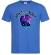 Чоловіча футболка Save the galaxy Грут Яскраво-синій фото