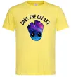 Чоловіча футболка Save the galaxy Грут Лимонний фото