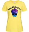 Жіноча футболка Save the galaxy Грут Лимонний Жіноча футболка Save the galaxy Грут Лимонний фото