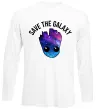 Лонгслів Save the galaxy Грут Білий Лонгслів Save the galaxy Грут Білий фото
