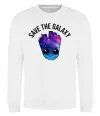 Світшот Save the galaxy Грут Білий фото