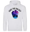 Чоловіча толстовка (худі) Save the galaxy Грут Сірий меланж фото