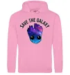 Женская толстовка (худи) Save the galaxy Грут Розовый фото