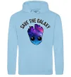 Женская толстовка (худи) Save the galaxy Грут Голубой фото