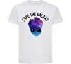 Дитяча футболка Save the galaxy Грут Білий фото