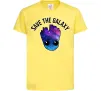 Дитяча футболка Save the galaxy Грут Лимонний фото