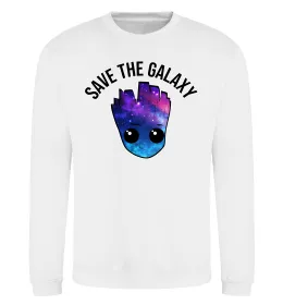 Світшот Save the galaxy Грут Білий фото