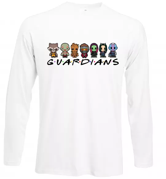 Лонгслив Guardians мультяшні Белый фото