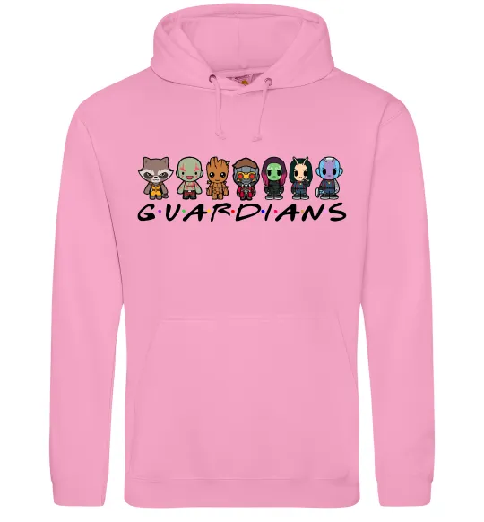 Чоловіча толстовка (худі) Guardians мультяшні Рожевий фото