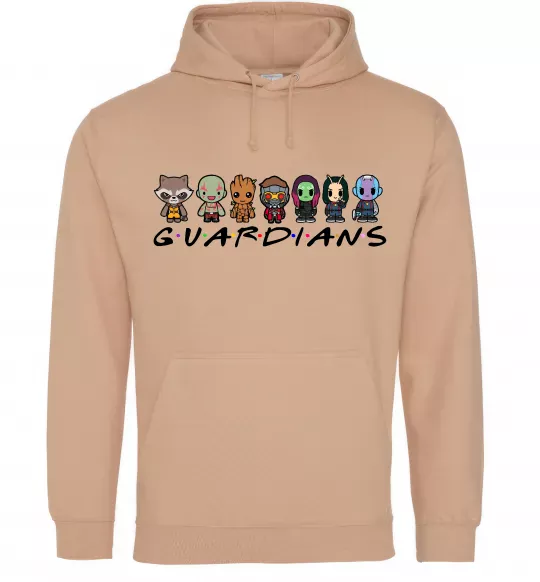 Женская толстовка (худи) Guardians мультяшні Песочный фото