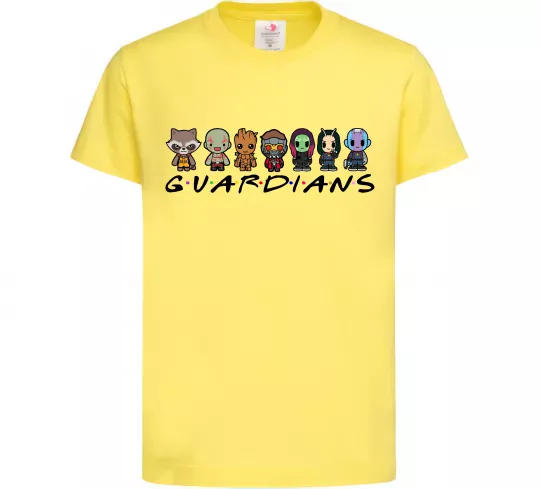 Дитяча футболка Guardians мультяшні Лимонний фото