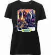 Жіноча преміум футболка Guardians of the galaxy Чорний фото