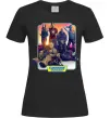 Женская футболка Guardians of the galaxy Черный фото