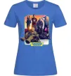 Женская футболка Guardians of the galaxy Ярко-синий фото