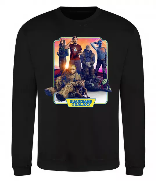 Свитшот Guardians of the galaxy Черный фото