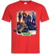 Чоловіча футболка Guardians of the galaxy Червоний фото