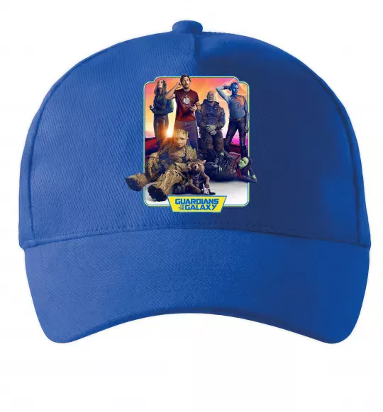 Кепка Guardians of the galaxy Ярко-синий фото