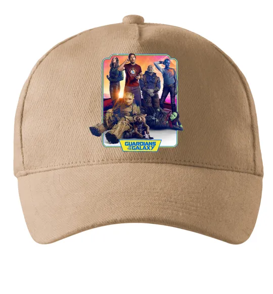 Кепка Guardians of the galaxy Песочный фото