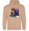 Чоловіча толстовка (худі) Guardians of the galaxy Пісочний фото