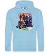 Чоловіча толстовка (худі) Guardians of the galaxy Блакитний фото