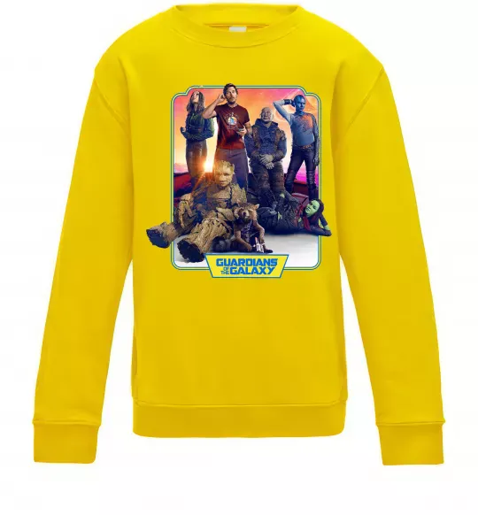Дитячий світшот Guardians of the galaxy Сонячно жовтий фото