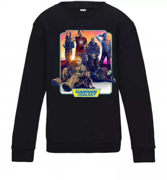 Дитячий світшот Guardians of the galaxy Чорний фото