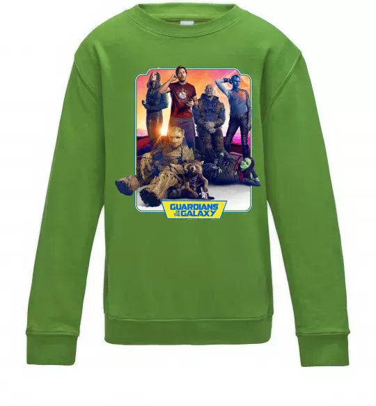 Дитячий світшот Guardians of the galaxy Лаймовий фото