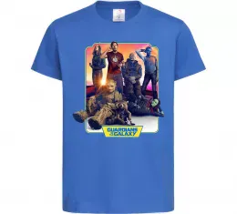 Детская футболка Guardians of the galaxy Ярко-синий фото